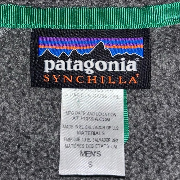 Patagonia Karstens Jacket fleece Mens Size S Gray - Picture 4 of 6
